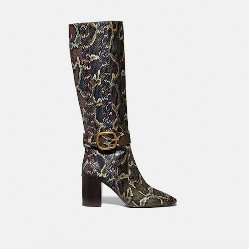 Evelyn Boot In Snakeskin